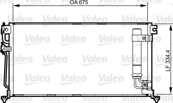 Valeo 814273 - Condenser, air conditioning autospares.lv