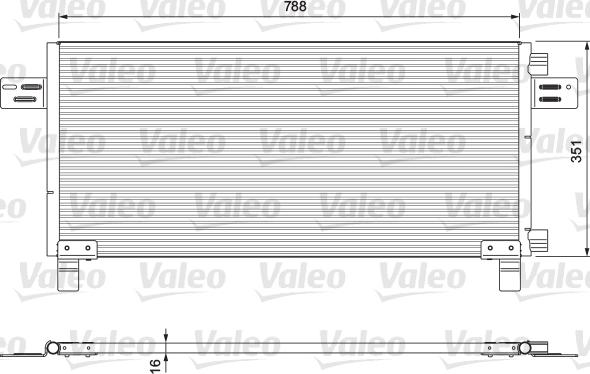Valeo 815091 - Condenser, air conditioning autospares.lv