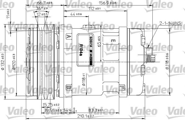 Valeo 815881 - Compressor, air conditioning autospares.lv