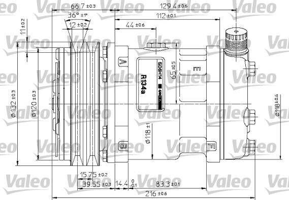 Valeo 815877 - Compressor, air conditioning autospares.lv