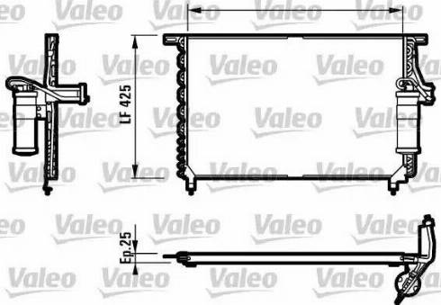 Valeo 816946 - Condenser, air conditioning autospares.lv