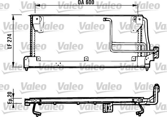 Valeo 816924 - Condenser, air conditioning autospares.lv