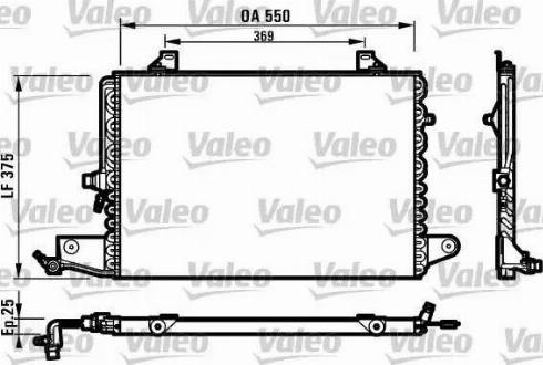 Valeo 816975 - Condenser, air conditioning autospares.lv