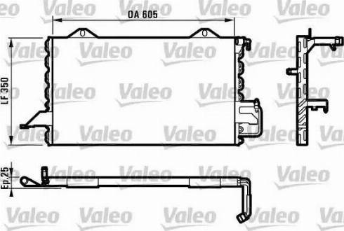Valeo 816976 - Condenser, air conditioning autospares.lv