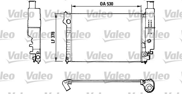 Valeo 816554 - Radiator, engine cooling autospares.lv