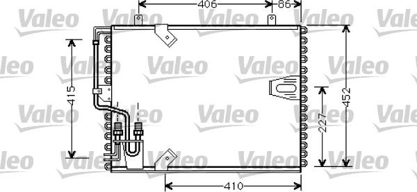 Valeo 816874 - Condenser, air conditioning autospares.lv