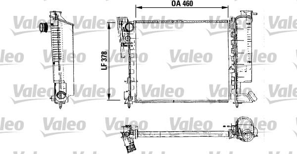 Valeo 816715 - Radiator, engine cooling autospares.lv