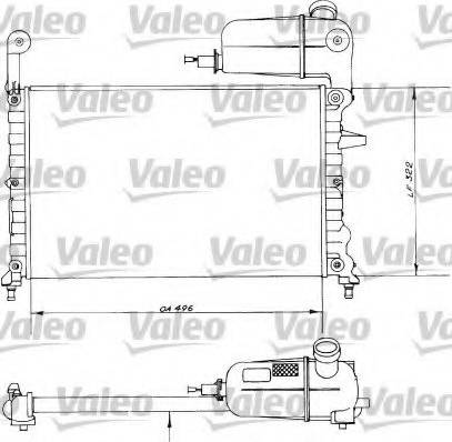 Valeo 816713 - Radiator, engine cooling autospares.lv