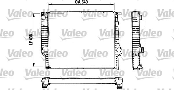 Valeo 810947 - Radiator, engine cooling autospares.lv