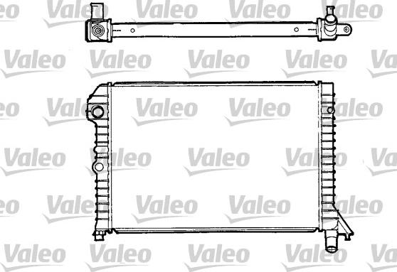 Valeo 810957 - Radiator, engine cooling autospares.lv