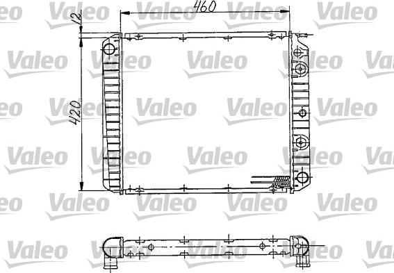 Valeo 810969 - Radiator, engine cooling autospares.lv