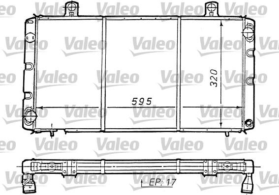 Valeo 810964 - Radiator, engine cooling autospares.lv