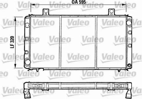 Valeo 810965 - Radiator, engine cooling autospares.lv