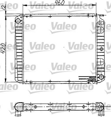Valeo 810968 - Radiator, engine cooling autospares.lv