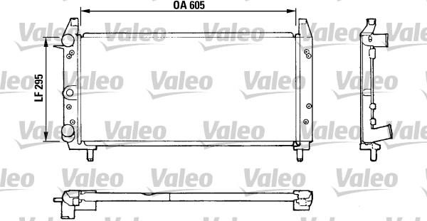Valeo 810924 - Radiator, engine cooling autospares.lv