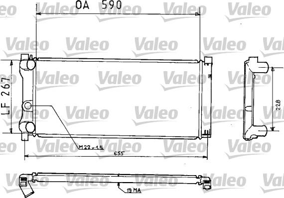 Valeo 810925 - Radiator, engine cooling autospares.lv