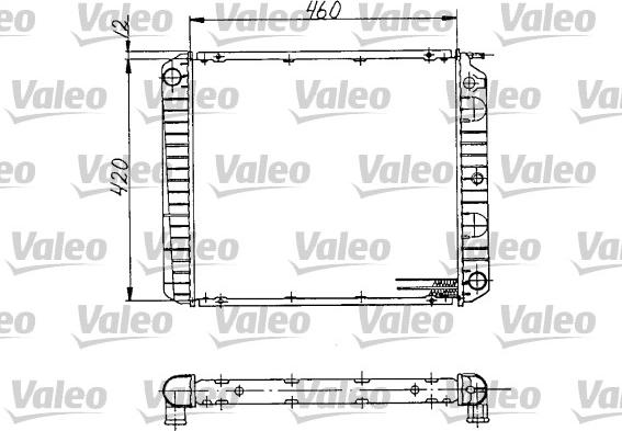 Valeo 810970 - Radiator, engine cooling autospares.lv
