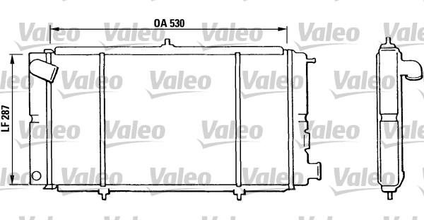 Valeo 810811 - Radiator, engine cooling autospares.lv