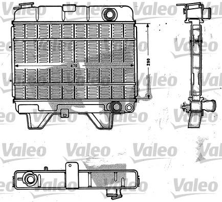 Valeo 810881 - Radiator, engine cooling autospares.lv