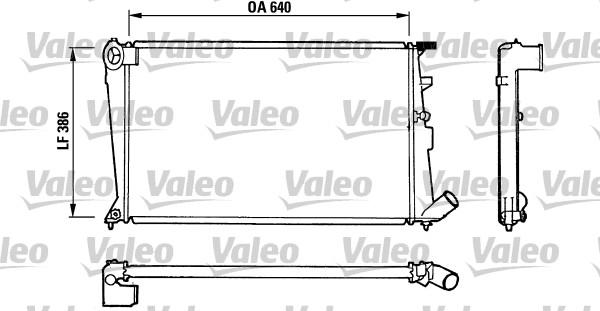 Valeo 810836 - Radiator, engine cooling autospares.lv