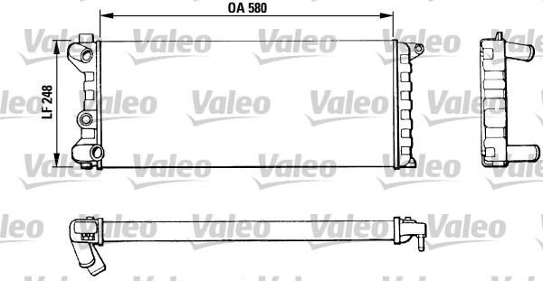 Valeo 811 392 - Radiator, engine cooling autospares.lv