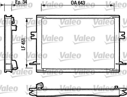 Valeo 811 348 - Radiator, engine cooling autospares.lv