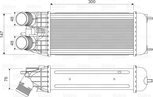 Valeo 818547 - Intercooler, charger autospares.lv