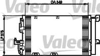 Valeo 818047 - Condenser, air conditioning autospares.lv