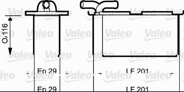 Valeo 818838 - Intercooler, charger autospares.lv