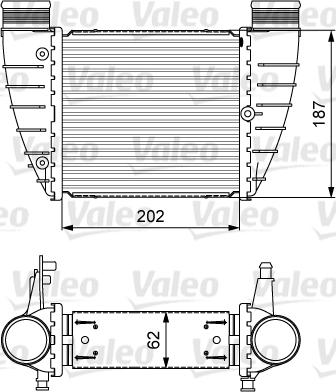 Valeo 818325 - Intercooler, charger autospares.lv