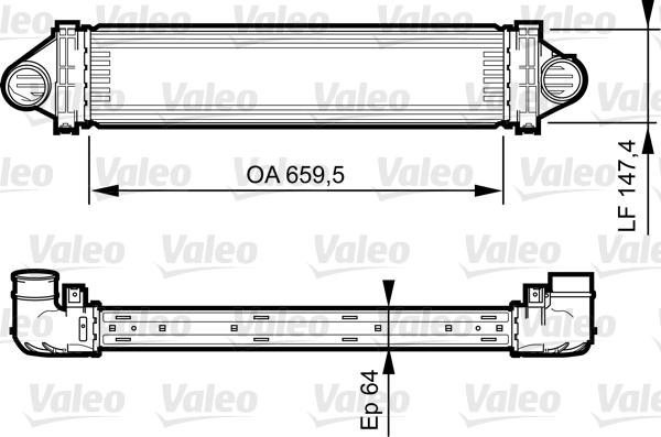 Valeo 818240 - Intercooler, charger autospares.lv