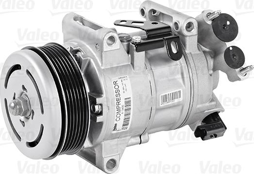 Valeo 813430 - Compressor, air conditioning autospares.lv