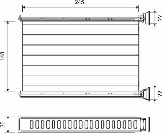 Valeo 812401 - Heat Exchanger, interior heating autospares.lv