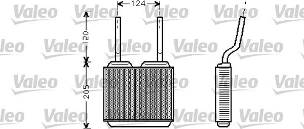Valeo 812146 - Heat Exchanger, interior heating autospares.lv