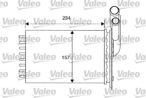 Valeo 812157 - Radiator, engine cooling autospares.lv