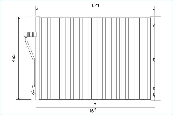 Valeo 812879 - Condenser, air conditioning autospares.lv