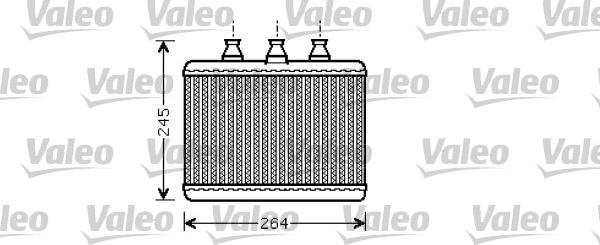 Valeo 812365 - Heat Exchanger, interior heating autospares.lv