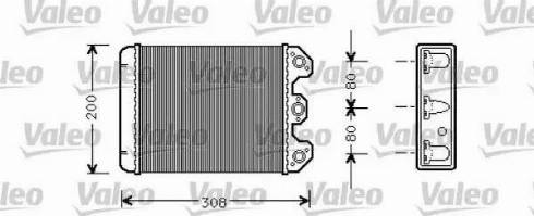 Valeo 812298 - Heat Exchanger, interior heating autospares.lv