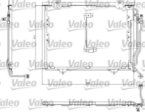 Valeo 817492 - Condenser, air conditioning autospares.lv