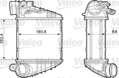 Valeo 817457 - Intercooler, charger autospares.lv