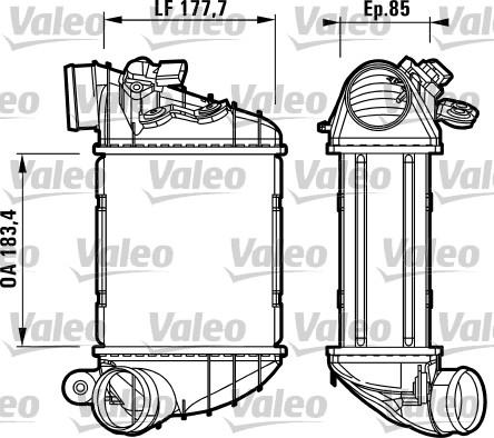 Valeo 817438 - Intercooler, charger autospares.lv