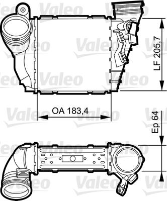 Valeo 817557 - Intercooler, charger autospares.lv