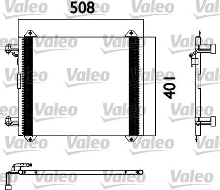 Valeo 817570 - Condenser, air conditioning autospares.lv