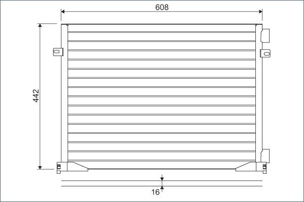 Valeo 817577 - Condenser, air conditioning autospares.lv