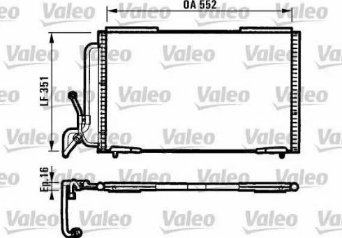 Valeo 817060 - Condenser, air conditioning autospares.lv