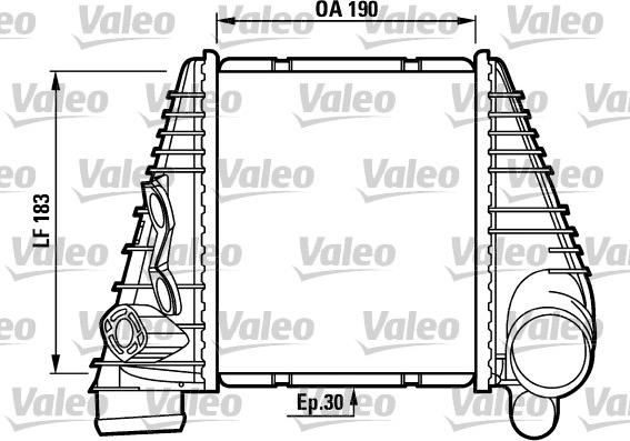 Valeo 817063 - Intercooler, charger autospares.lv