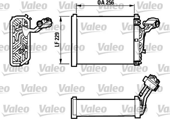 Valeo 817114 - Evaporator, air conditioning autospares.lv