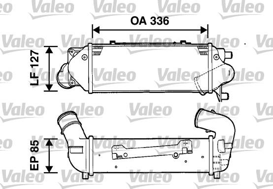 Valeo 817899 - Intercooler, charger autospares.lv