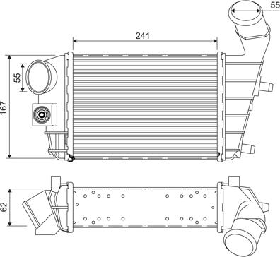 Valeo 817862 - Intercooler, charger autospares.lv