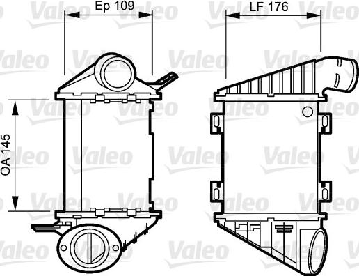 Valeo 817764 - Intercooler, charger autospares.lv